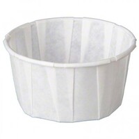 Pleated Paper Portion Cup 4.0oz/118ml Carton of 5000