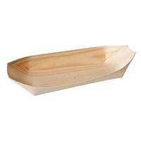 One Tree Wooden Pine Boat 140x77mm  Pack of 50