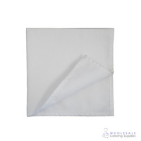 White Napkin 100% Jet Spun Polyester Bundle of 10