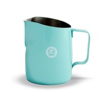 Tiamo Tapered Milk Frothing Jug 650ml Teal Blue