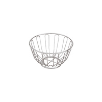 Round Bread Basket Chrome 200mm