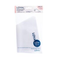 Loyal Bakeware Disposable Piping Bags Clear 12" Pack of 10