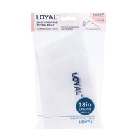 Loyal Bakeware Disposable Piping Bags Clear 18" Pack of 10