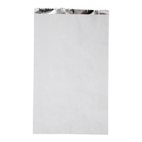 White Foiled Lined Bag, Small 195x165mm Pkt of 250