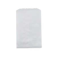 White Paper 1/4F Flat Take Away Bag 100x130mm Pkt of 1000