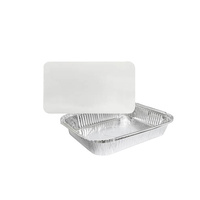 Half GN Foil Tray 3200mL & Lid Sleeve of 10