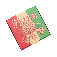 Pizza Box 13" Kraft Printed "Pizza" Pkt of 10