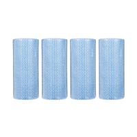 Heavy Duty Anti-bacterial Wipe/Cloth Blue 85 Sheets/Roll Ctn of 4