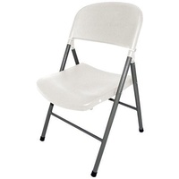 Bolero Folding Utility Chair White Pack of 2