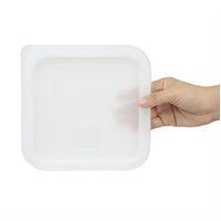 Hygiplas White Square Food Storage Lid to Fit 1.5-3.5Ltr Containers