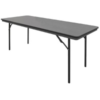 Bolero Folding Banquet Table Grey Rectangular 6ft