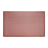 Jantex Rubber Grease-resistant Anti-Fatigue Mat Red 1500x900mm