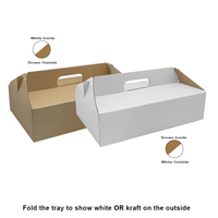 SALE Pack 'N' Carry 2-in-1 Catering Box Medium 320x250x85mm Pkt of 10