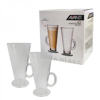 Avanti Latte Glass 240ml Set of 2