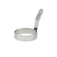 Egg Ring with Handle Stainless Steel 125mm