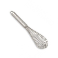 Piano Whisk w 12 Wires and Stainless Steel Sealed Handle 300mm