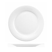 Art de Cuisine Menu White Wide Rim Plate 270mm Set of 6