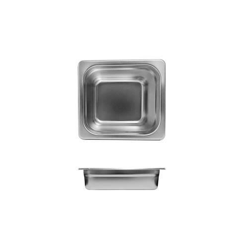 3X Anti-Jam Bain Marie/Steam Pan S/S 1/6 GN 65mm with Lid