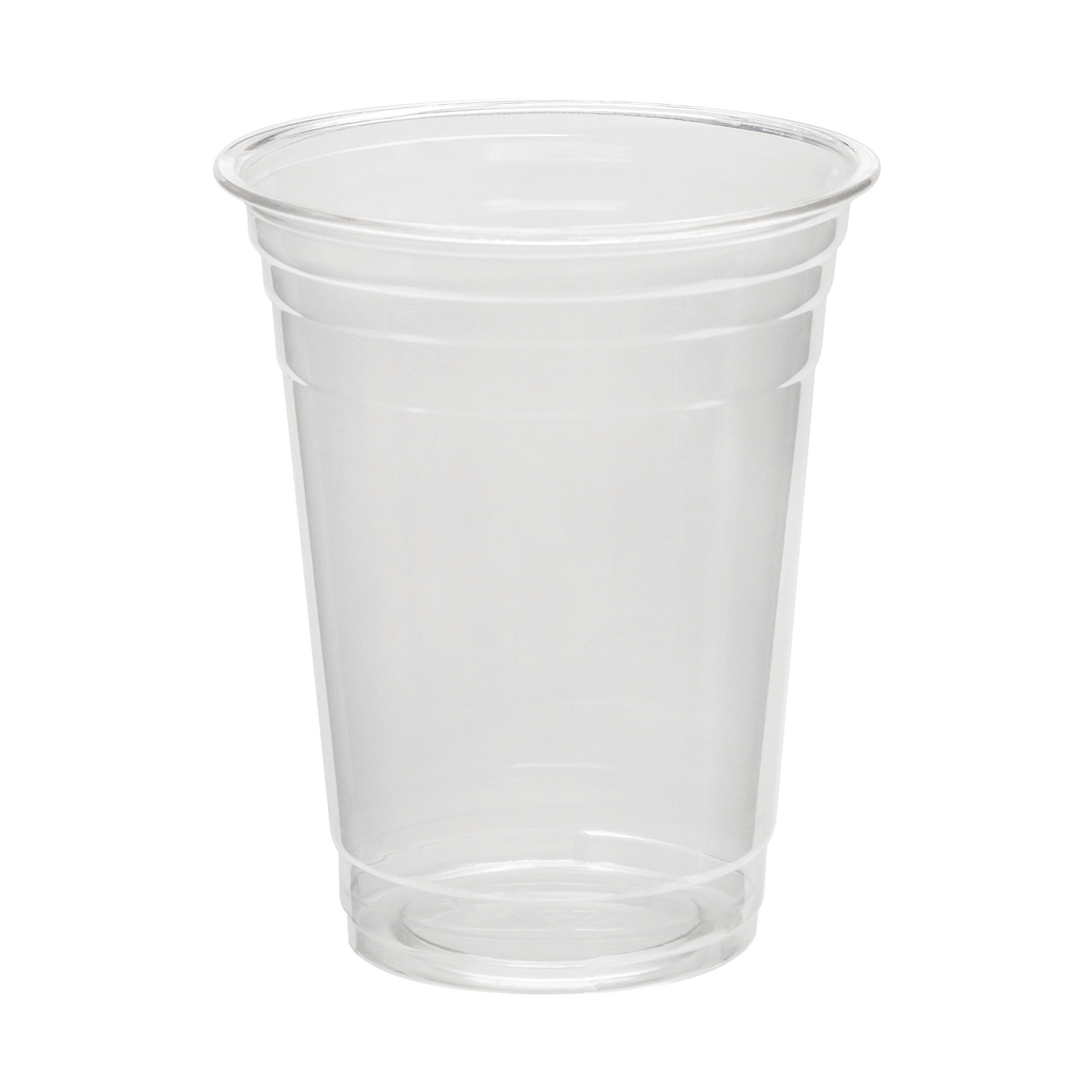 16oz/500mL Cold Drink Cup w/ Dome Lid Clear Plastic PET Slushie Juice Smoothie - Picture 5 of 12