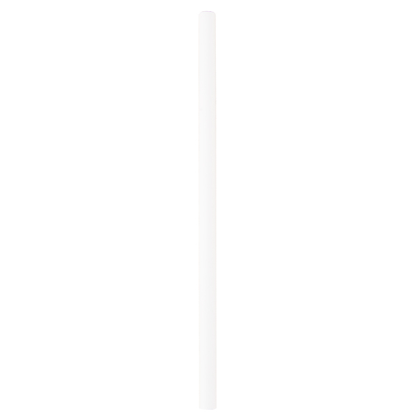 Eco Paper Straw Cocktail White Pkt of 250