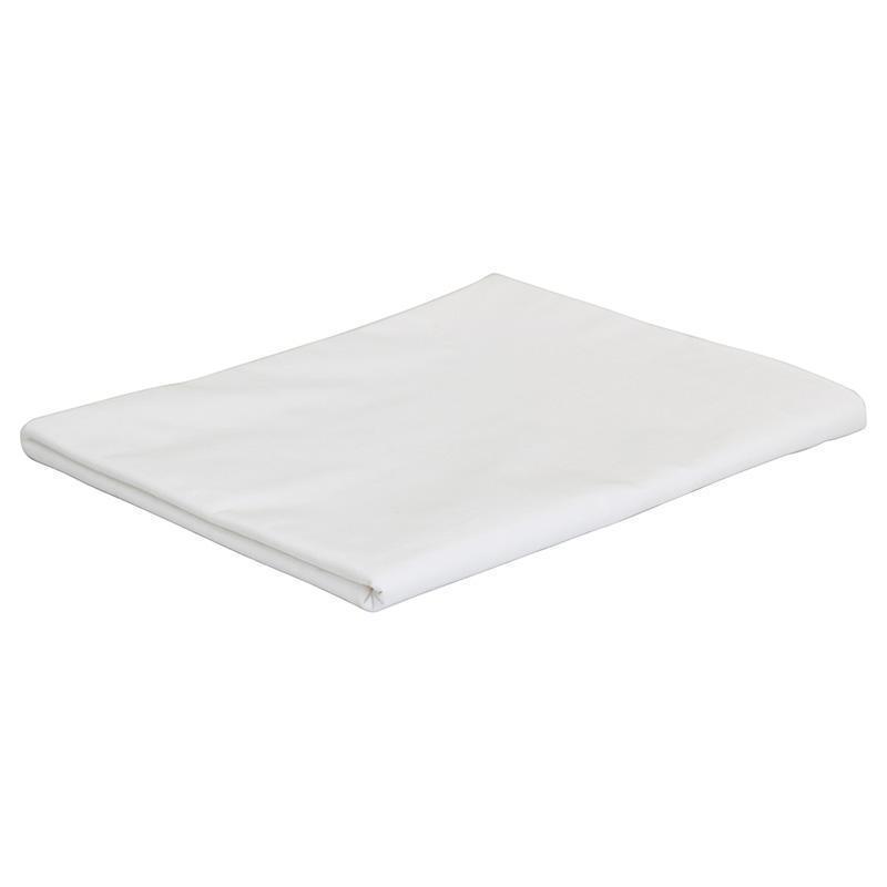 White Rectangular Table Cloth 137x180cm 100% Jet Spun Polyester Bundle of 5