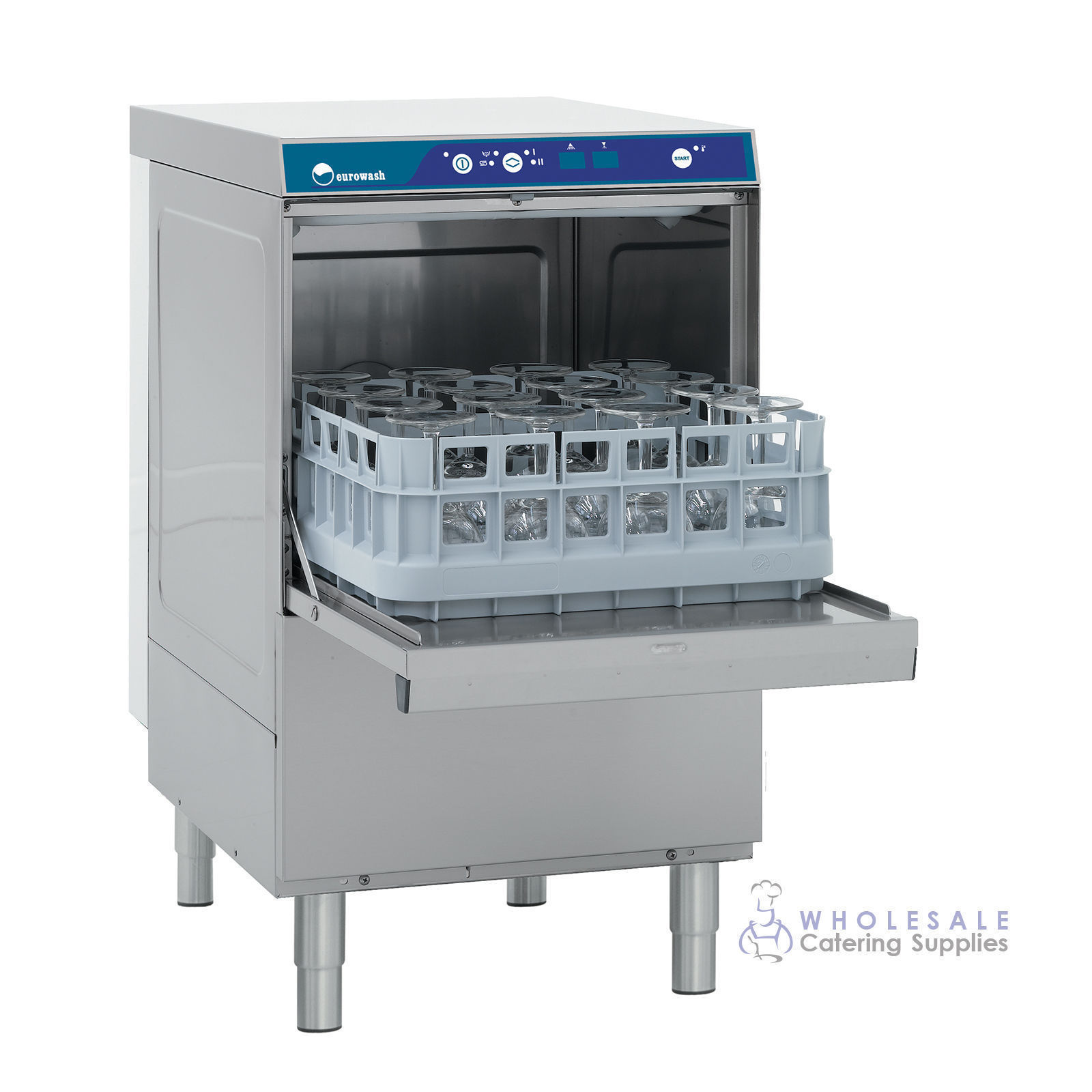 Undercounter Glasswasher Eurowash EW340E Glass Glasses