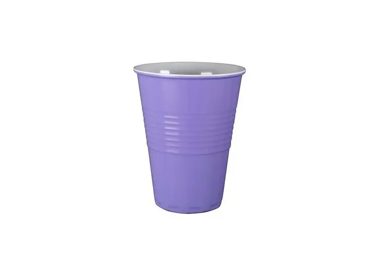 thumbnail image 2 of Avanti Miami Melamine Cups – 400ml Two-Tone Red, Set Of 4 2 of 6