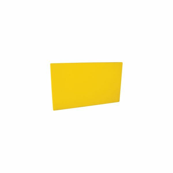 Cutting / Chopping Board Poly Yellow (HACCP Raw Poultry) 250x400x13mm