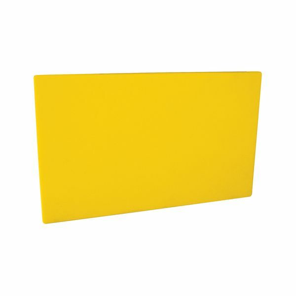 Cutting / Chopping Board Poly Yellow (HACCP Raw Poultry) 450x600x13mm
