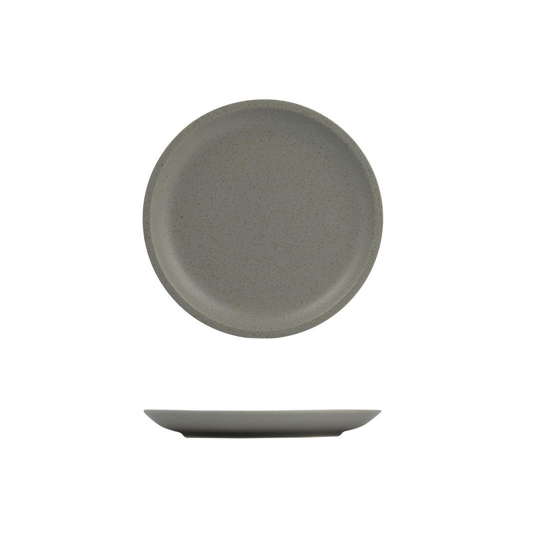 Luzerne Dune Ash Round Plate 214mm Pack of 6