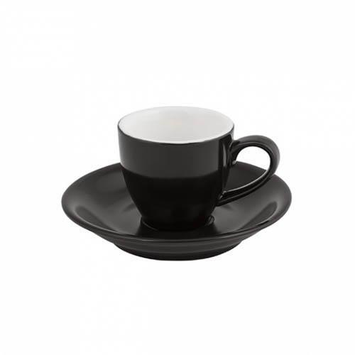 Bevande Raven Black Espresso 75mL Coffee Cup & Saucer Ctn of 48
