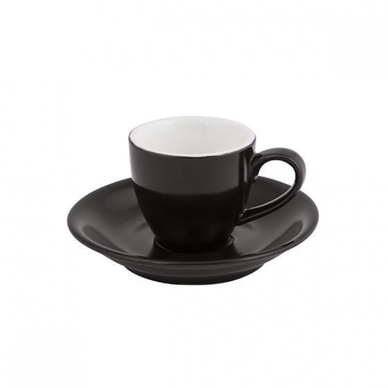 Bevande Raven Black Espresso 75mL Coffee Cup & Saucer Set of 6