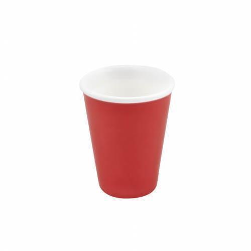 Bevande Rosso Red Latte Tapered Coffee Cup 200mL Ctn of 36