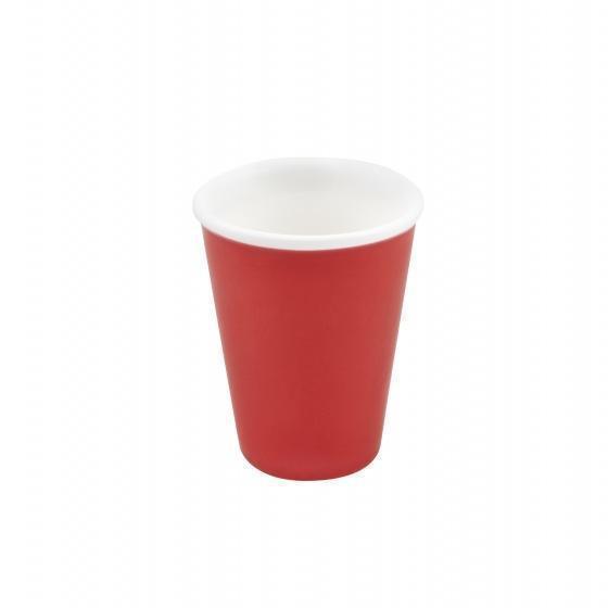 Bevande Rosso Red Latte Tapered Coffee Cup 200mL Set of 6