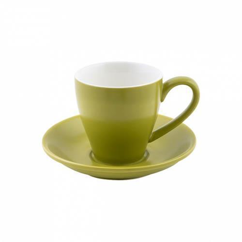 Bevande Bamboo Green Cono 200mL Coffee Cup & Saucer Ctn of 36