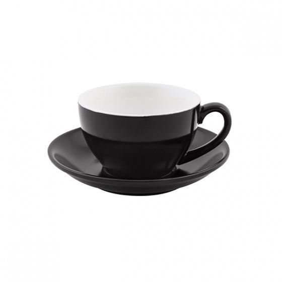 Bevande Raven Black Cappuccino 200mL Coffee Cup & Saucer Set of 6