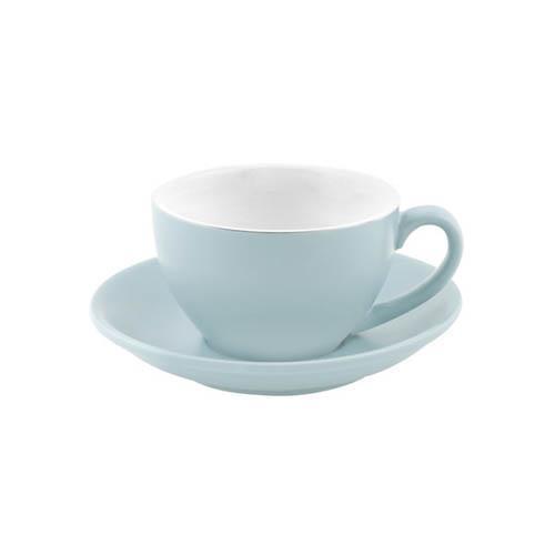 Bevande Mist Blue Cappuccino 200mL Coffee Cup & Saucer Ctn of 36