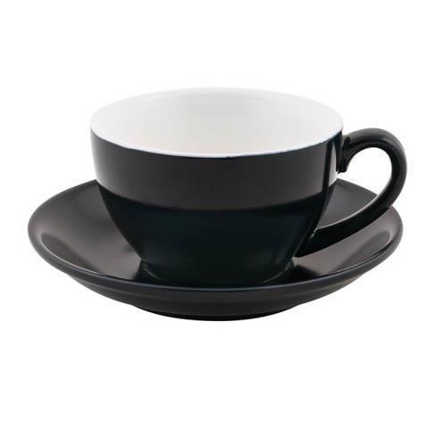 Bevande Raven Black Cappuccino 280mL Coffee Cup & Saucer Ctn of 36