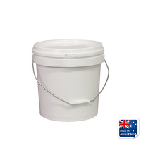 Okka Food Safe Storage Pail Bucket with Lid 10L