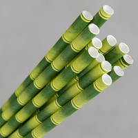 Eco-Straw Regular Paper Straw Bamboo Print Ctn of 2500