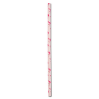 Eco-Straw Regular Paper Straw Flamingo Print Ctn of 2500