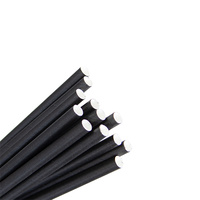  Eco Paper Straw Cocktail Black Ctn of 2500