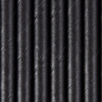 Eco-Straw Black Paper Straw Jumbo Black Ctn of 2500