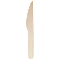 One Tree Wooden Cutlery Knife 160mm Pkt of 100