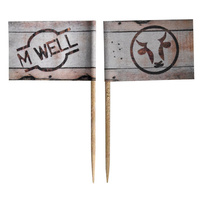 One Tree Steak Marker Picks "M Well" 65mm Pkt of 200