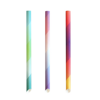 Eco-Straw Strong 5 Ply Mixed Paper Bubble Tea Straw Ctn of 1000