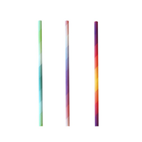 Eco-Straw Strong Regular 5 Ply Paper Straw Mixed Colour Ctn of 2500