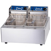 Birko Double Fryer 5 Litre 2x10 amp 1001002