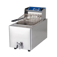 Birko Single Fryer 8 Litre 15 amp w/tap 1001003
