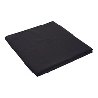 Black Square Table Cloth 179x179cm 100% Jet Spun Polyester Bundle of 5